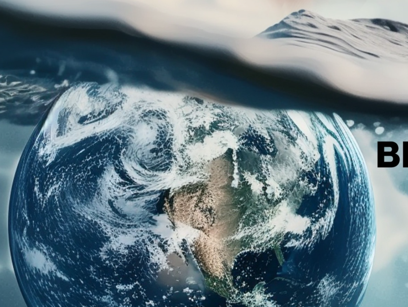 The Earth under water