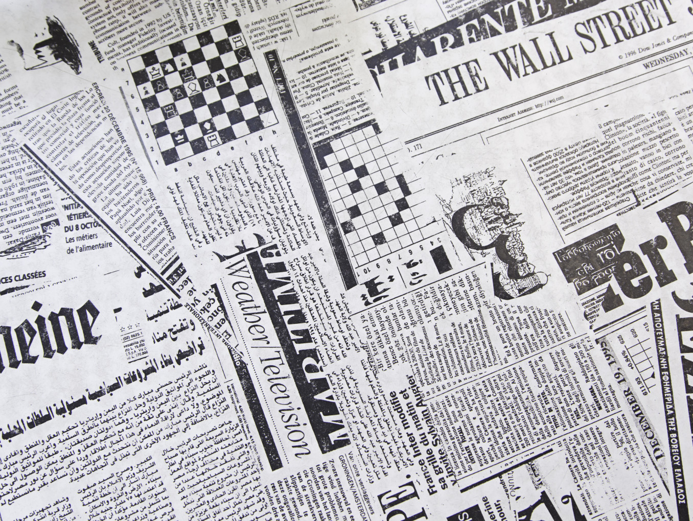 Old newspapers