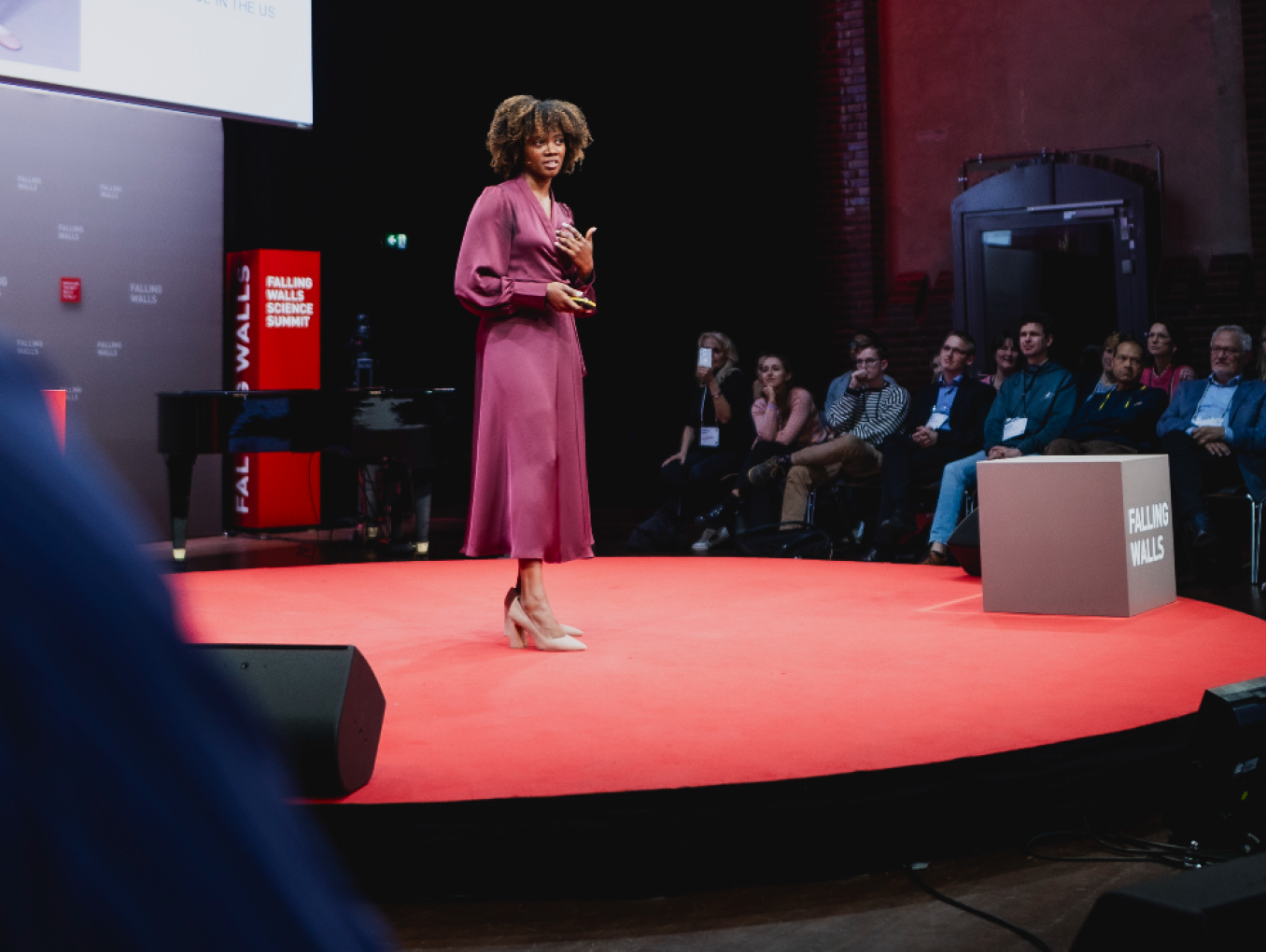  Yamilée Toussaint presents at last year's Falling Walls Engage