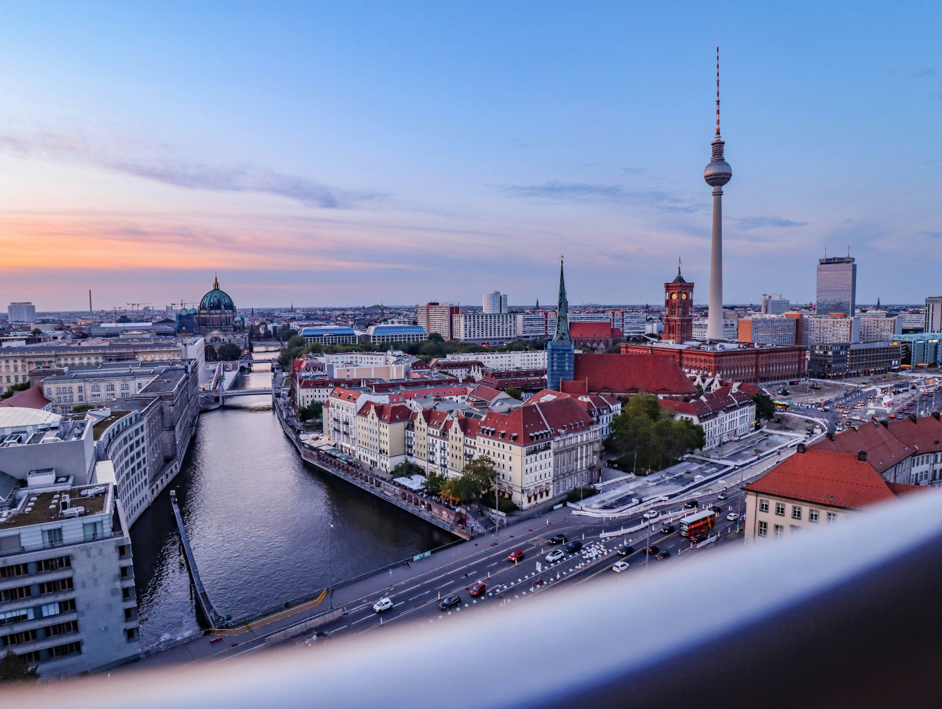 berlin from a rooftop