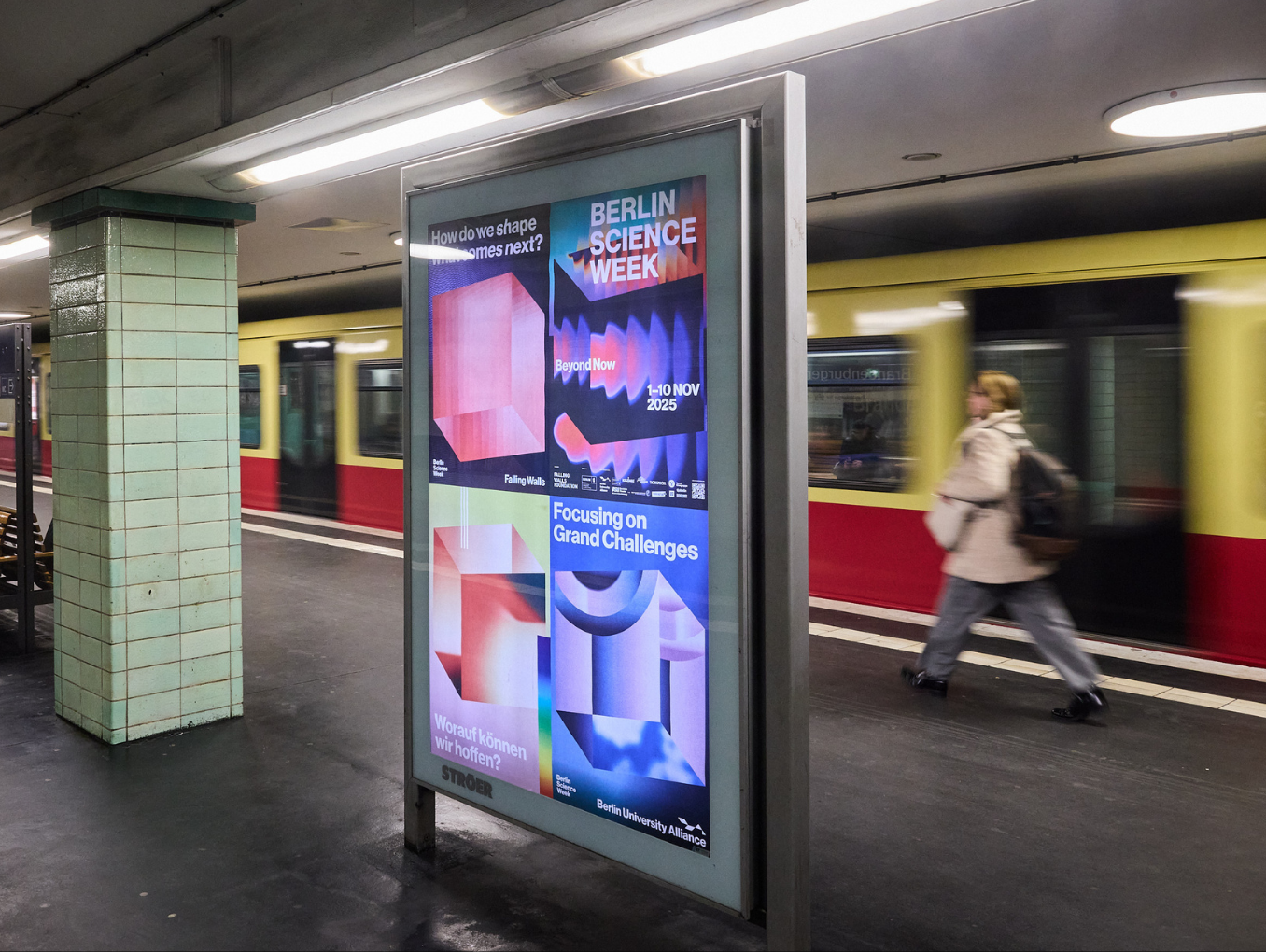 Poster in an Ubahn