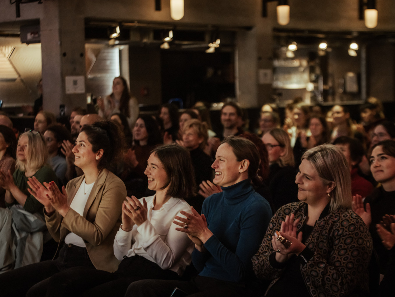 Berlin Science Week audience clapping