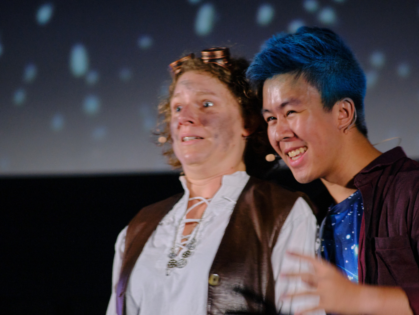 Die Menschheit und das Universum im Physikshow-Musical