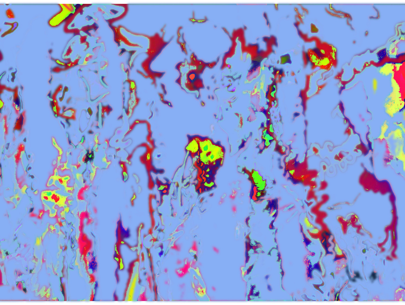 Roman Lipski, Untitled, 2025, colorful, digital print made with Quantum Brush