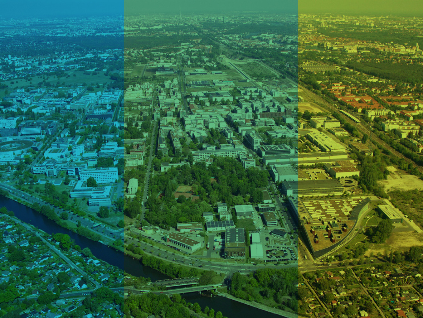Wissenschafts- und Technologiepark Adlershof  -Luftaufnahme