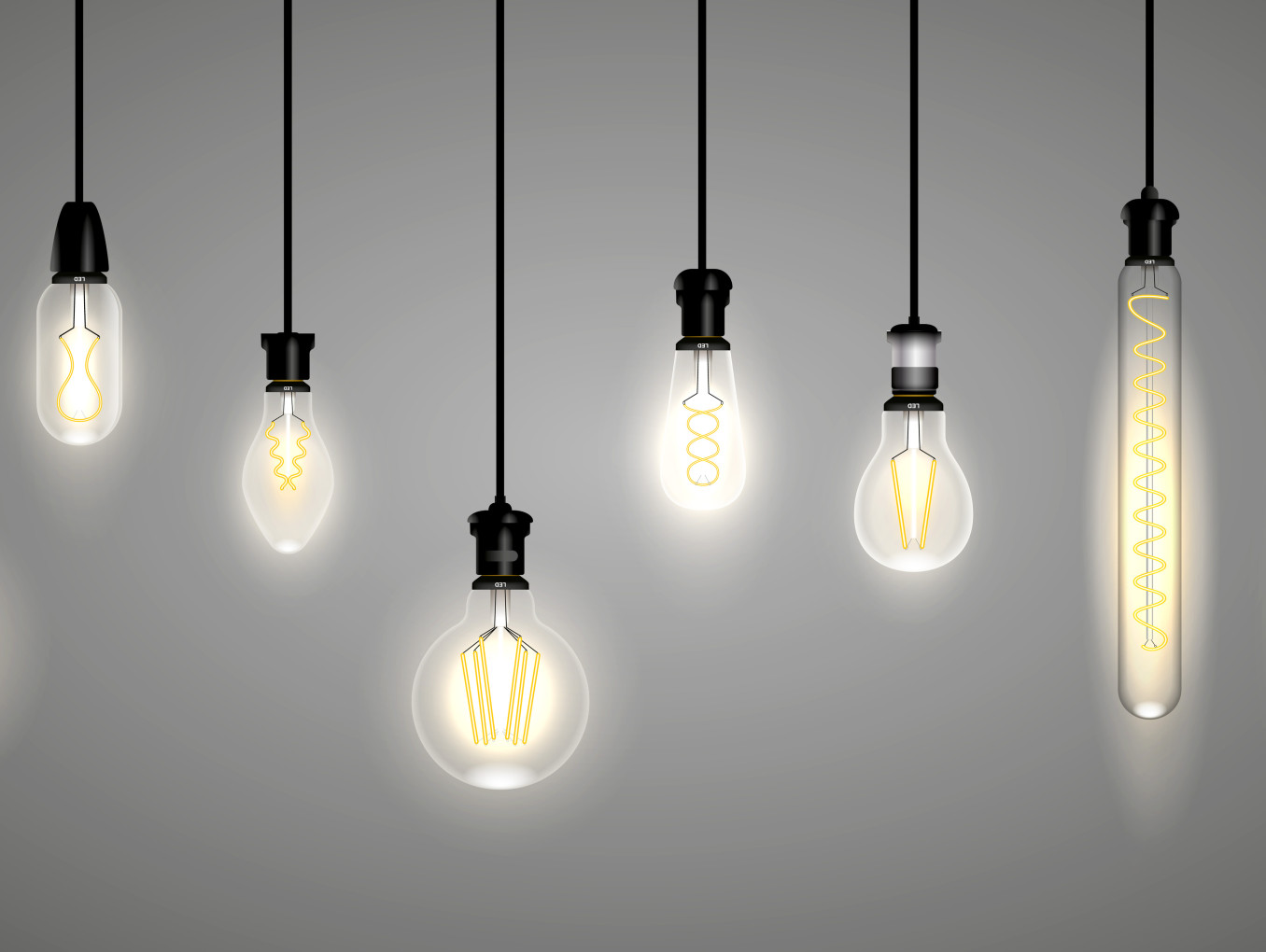 Series of lamps on the theme of quantum science
