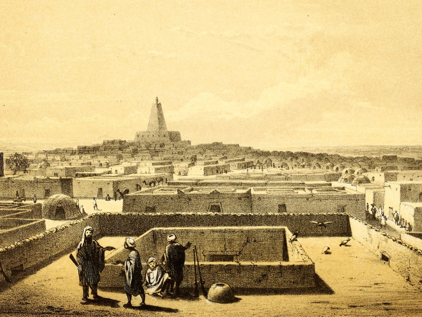 View of Timbuktu, Heinrich Barth (1858)