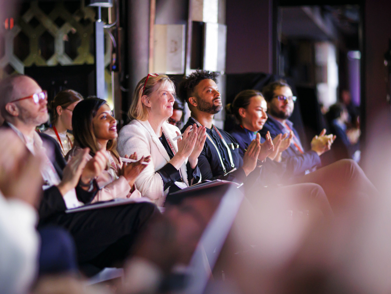 judges applaud.