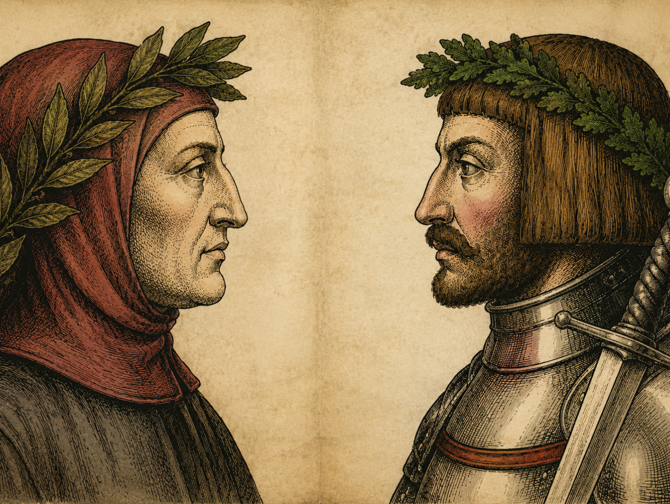 Petrarca - Hutten,  ChatGPT, 2026