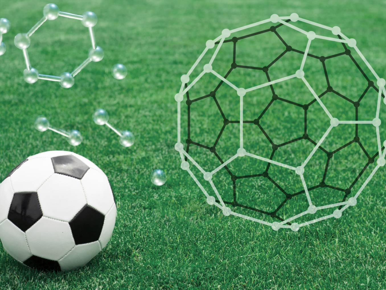 Fußball und Modell