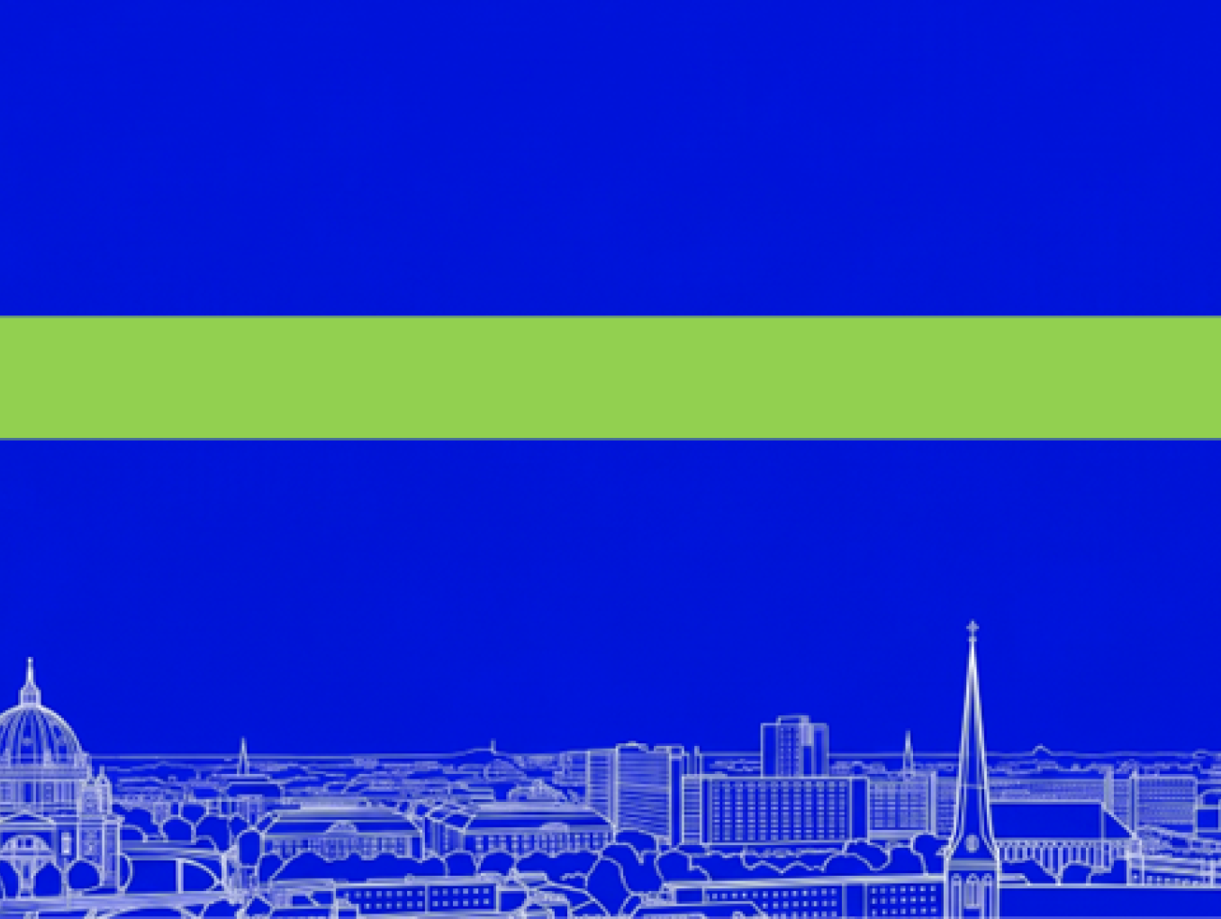 Drawing of Berlin skyline
