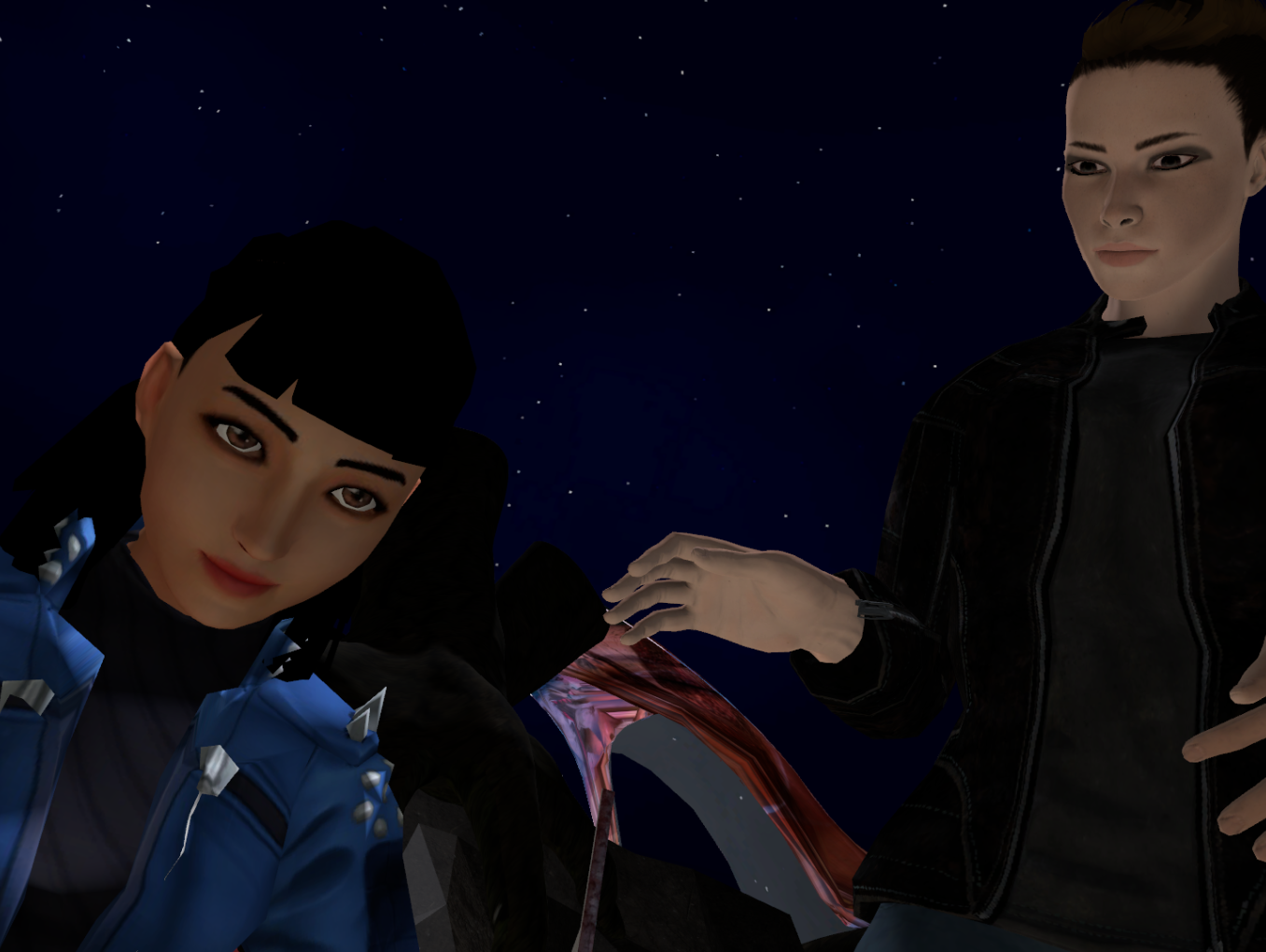 Fernanda Parente and Katharina Haverich in VR