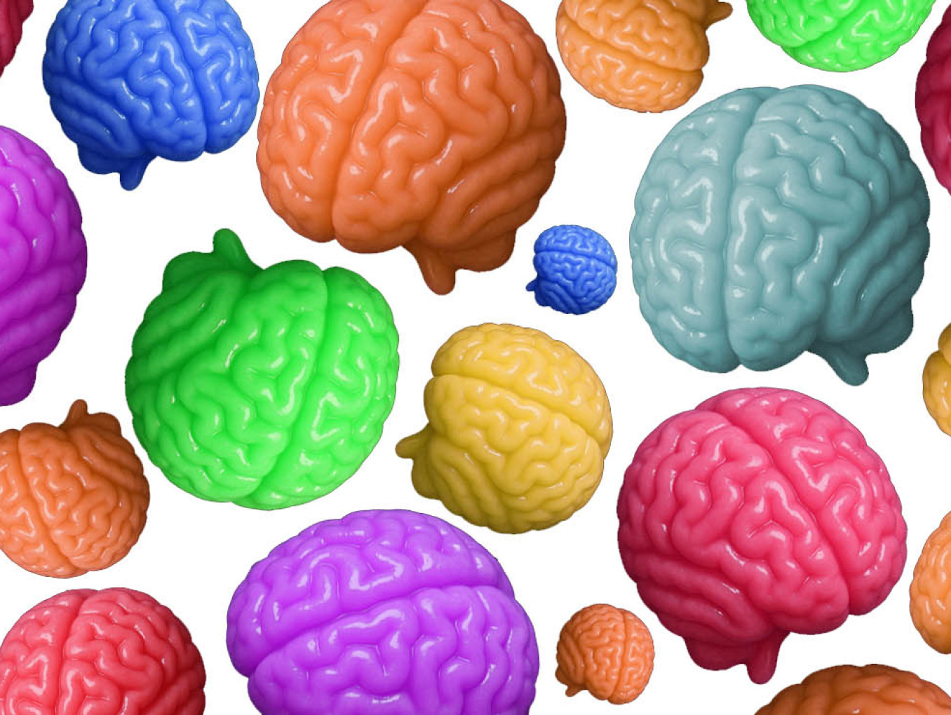 Cover image of colorful brains