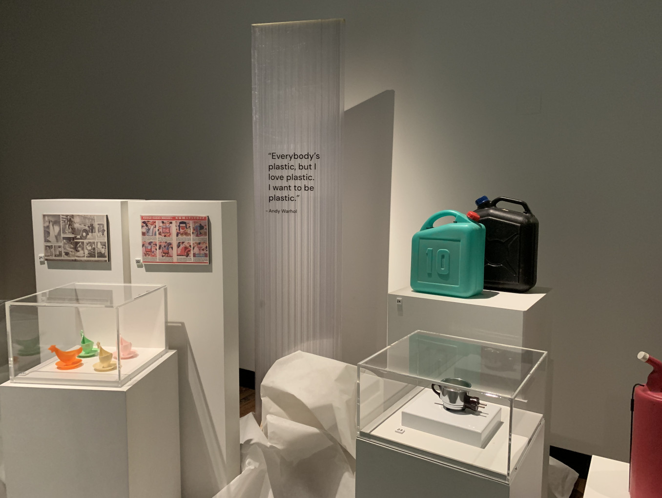exhibition of plastic articles