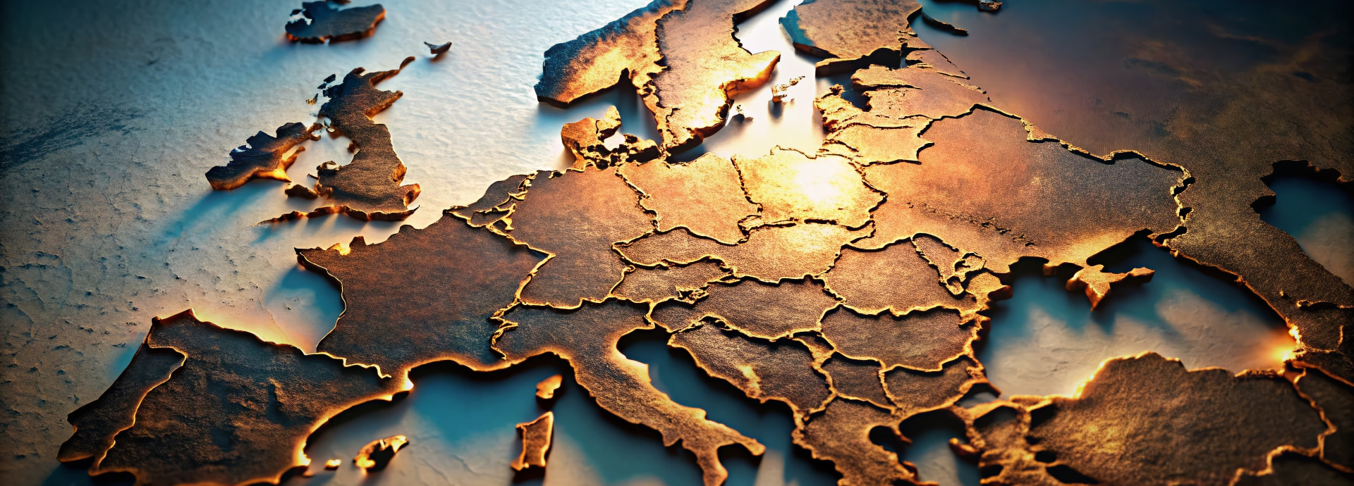 Image of European borders seen from above