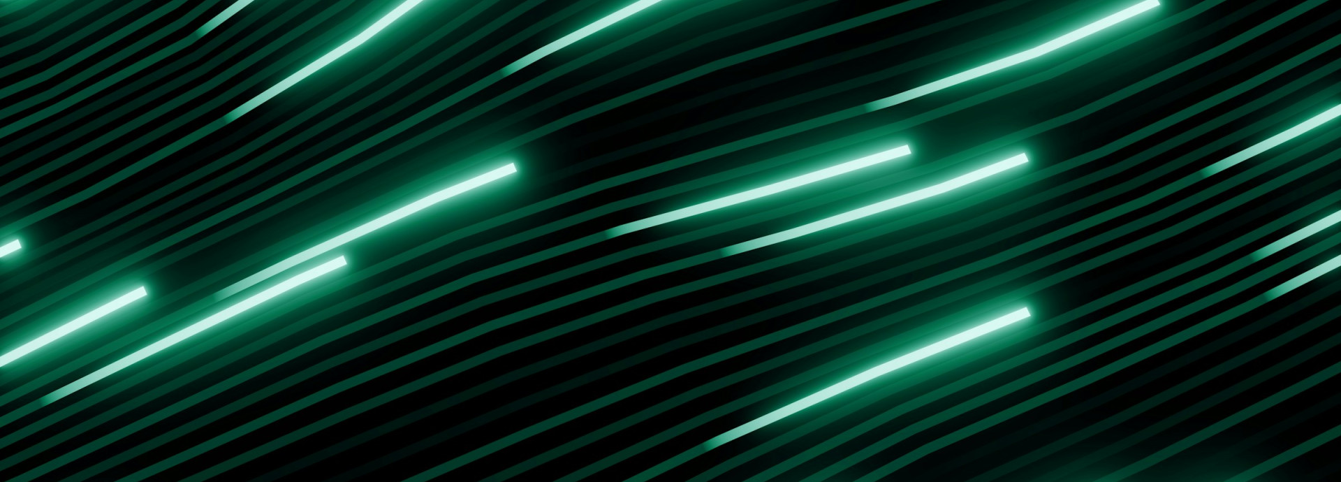 grüne neon Linien