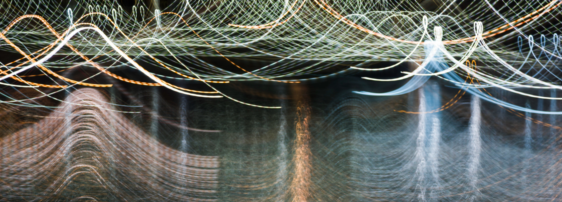 abstract lights and water