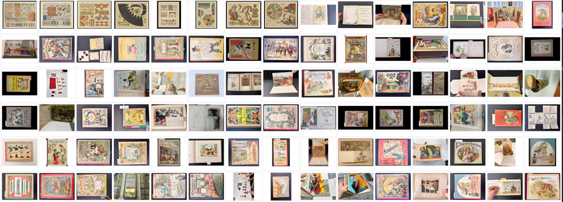 Das Projektkorpus an Spielbilderbüchern 