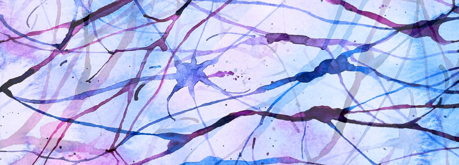 Watercolour Neuron Art