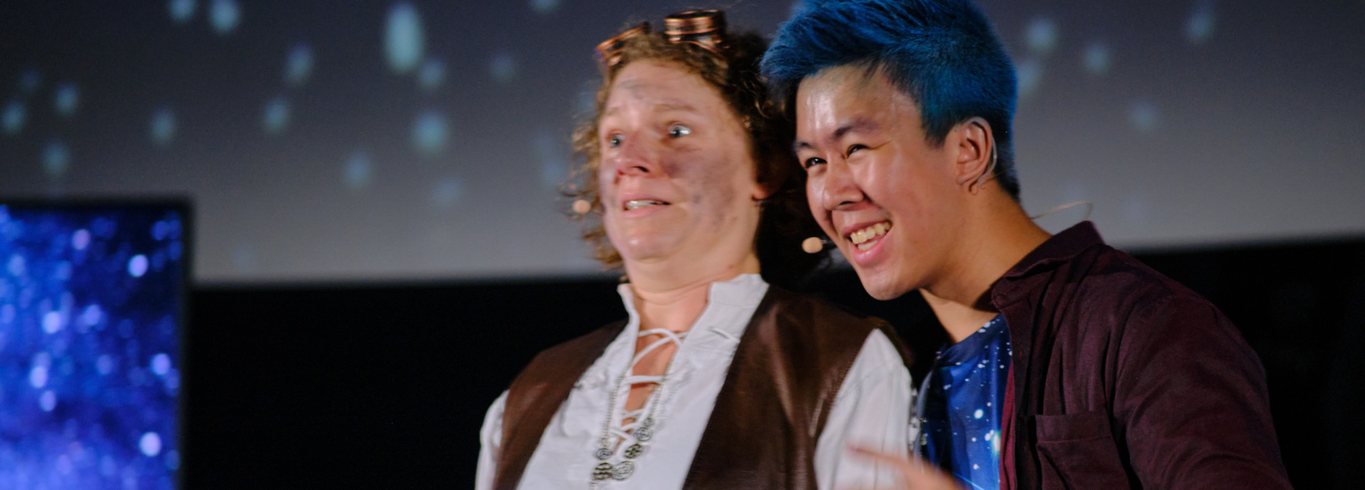 Die Menschheit und das Universum im Physikshow-Musical