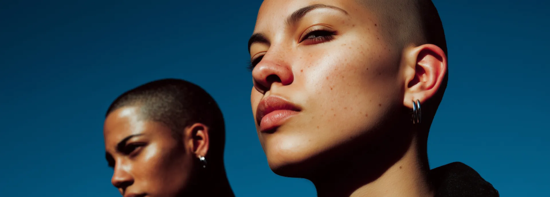 Image of two people, not looking at the camera.