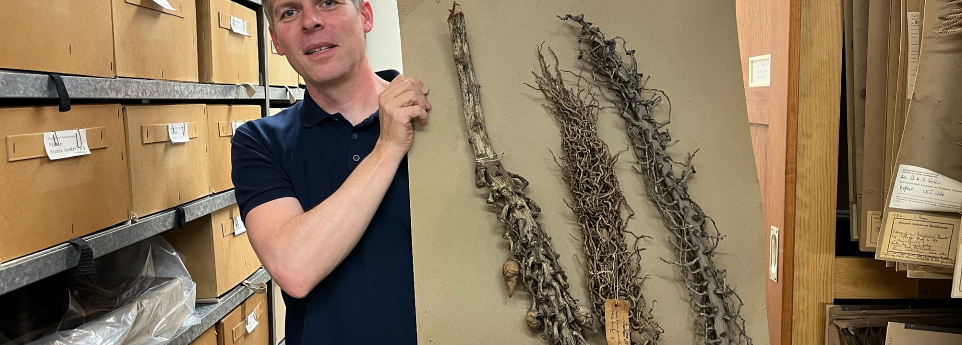 Juraj Paule und Herbarbeleg