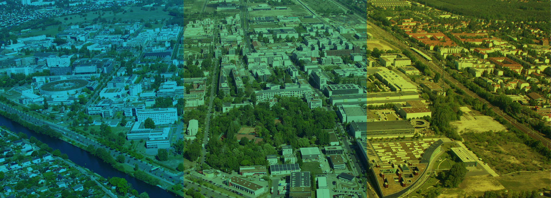 Wissenschafts- und Technologiepark Adlershof  -Luftaufnahme