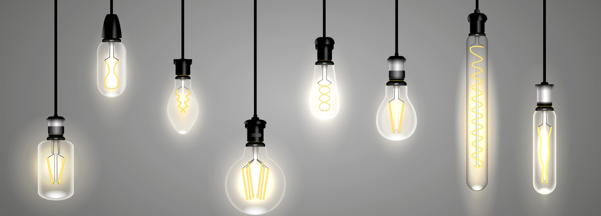 Series of lamps on the theme of quantum science