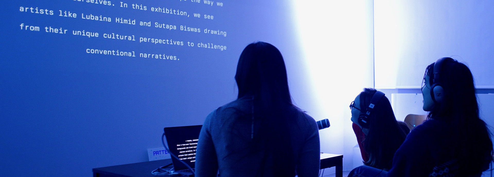 Electronic Life AI exhibition installation, Tate Britain, 2024. 