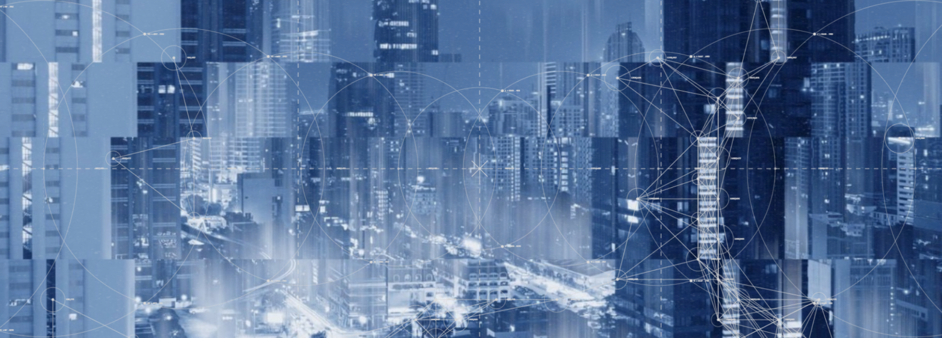 Futuristische Stadtlandschaft