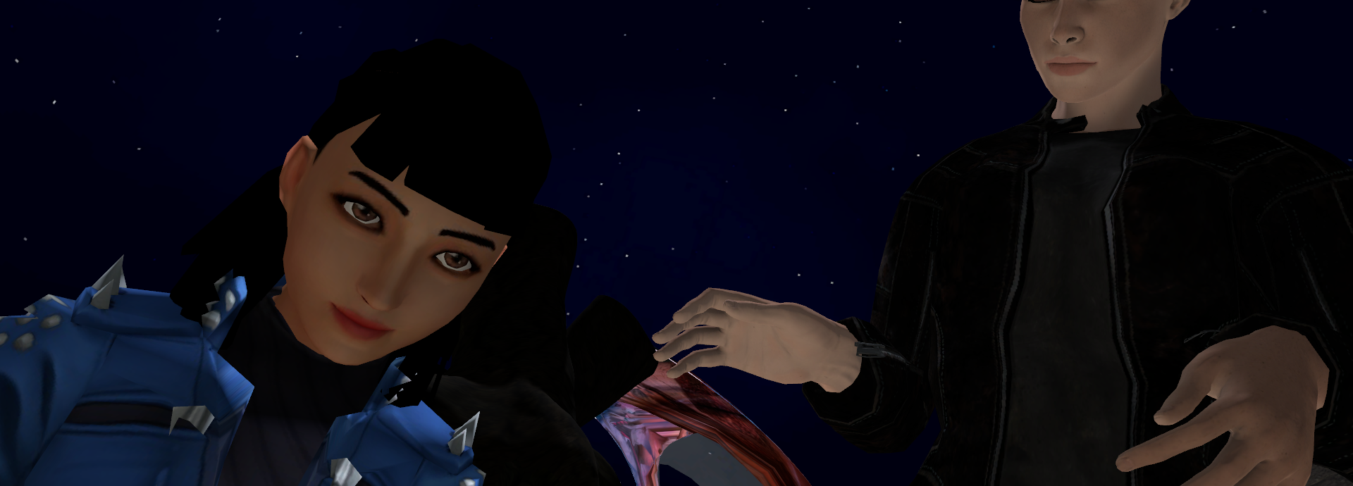 Fernanda Parente and Katharina Haverich in VR