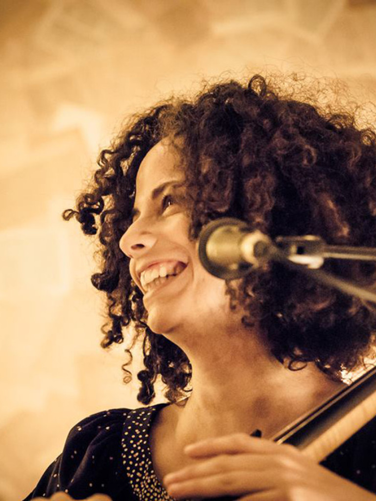 A portrait of cellist and composer Illay Chester