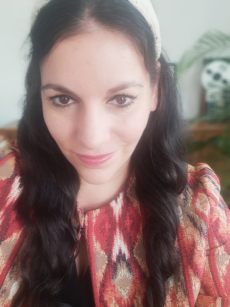 Women with long black hair age 41