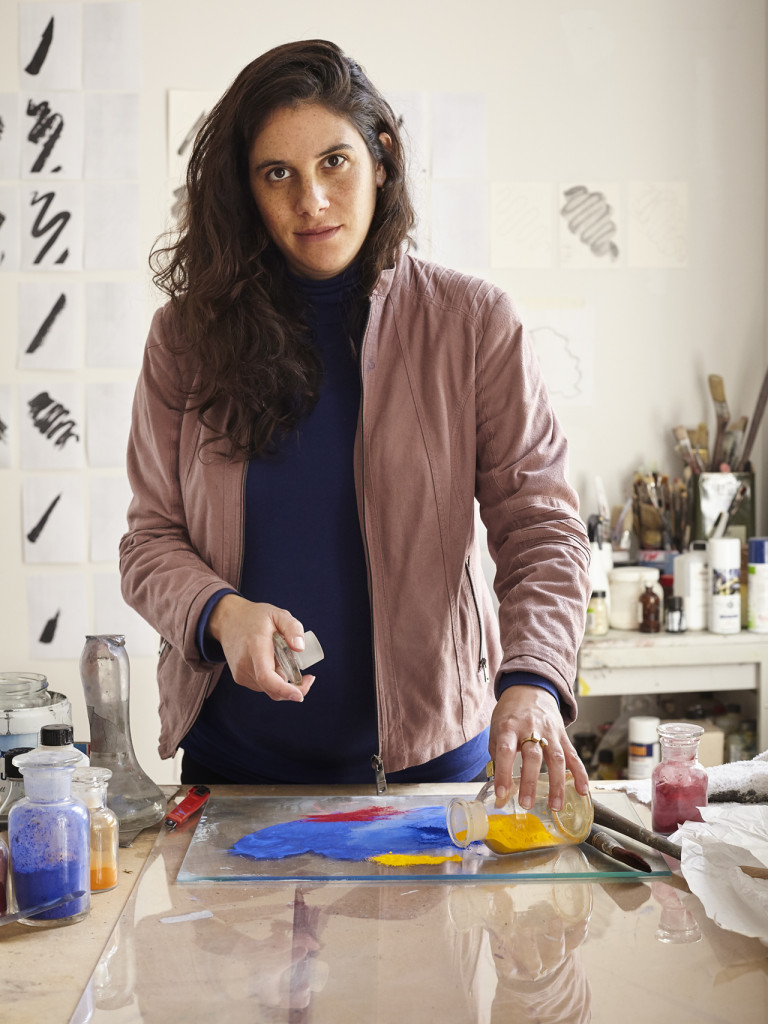 Liat Grayver at work in her Berlin studio