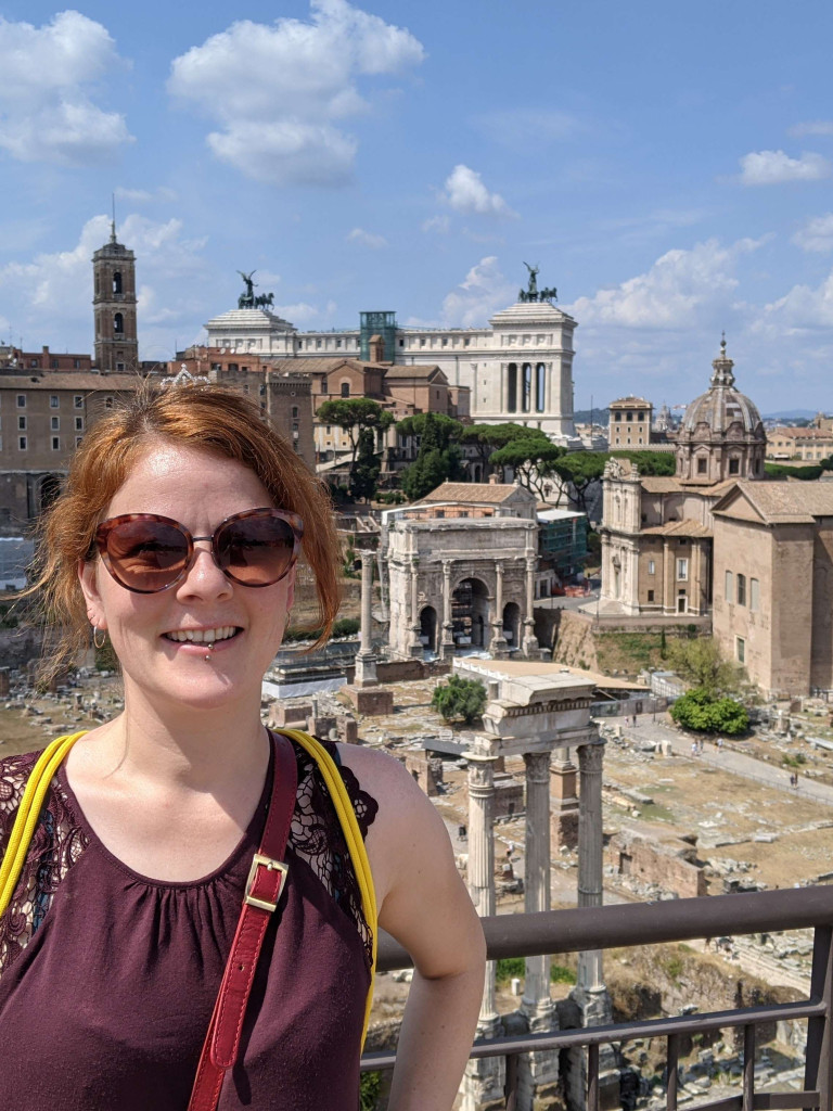 Portrait of Lena Wesemann in Rome 