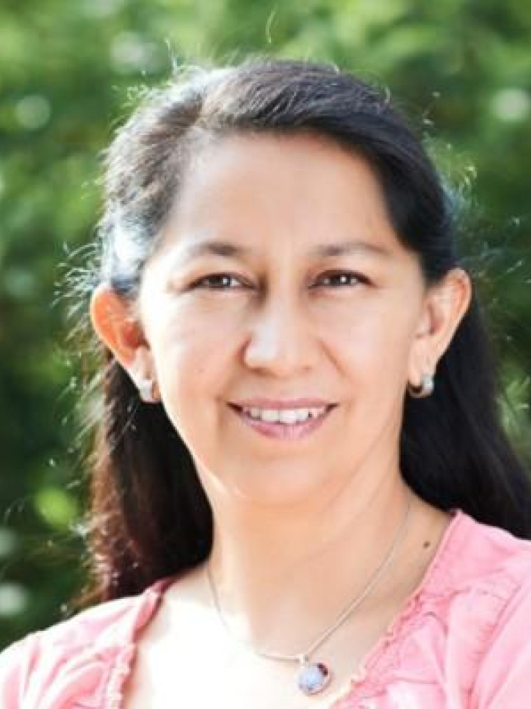 Female researcher