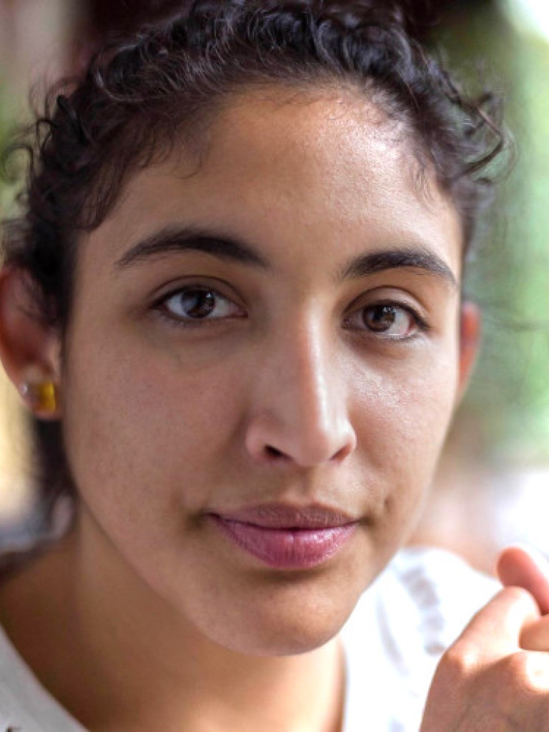 Female researcher
