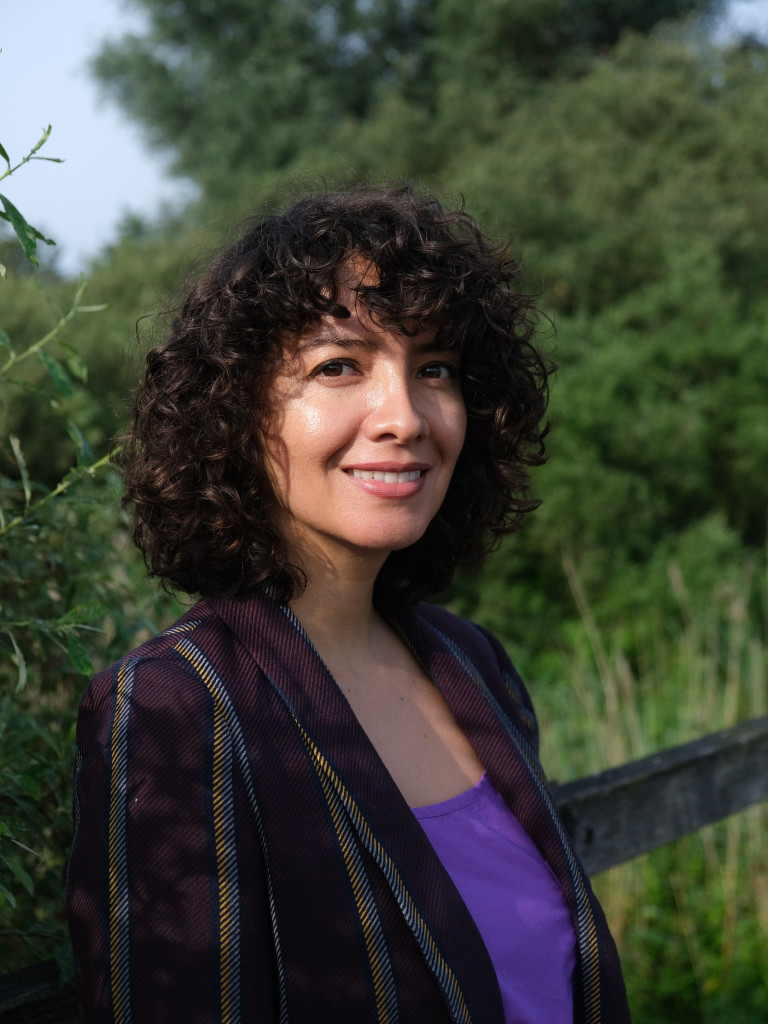 Female researcher