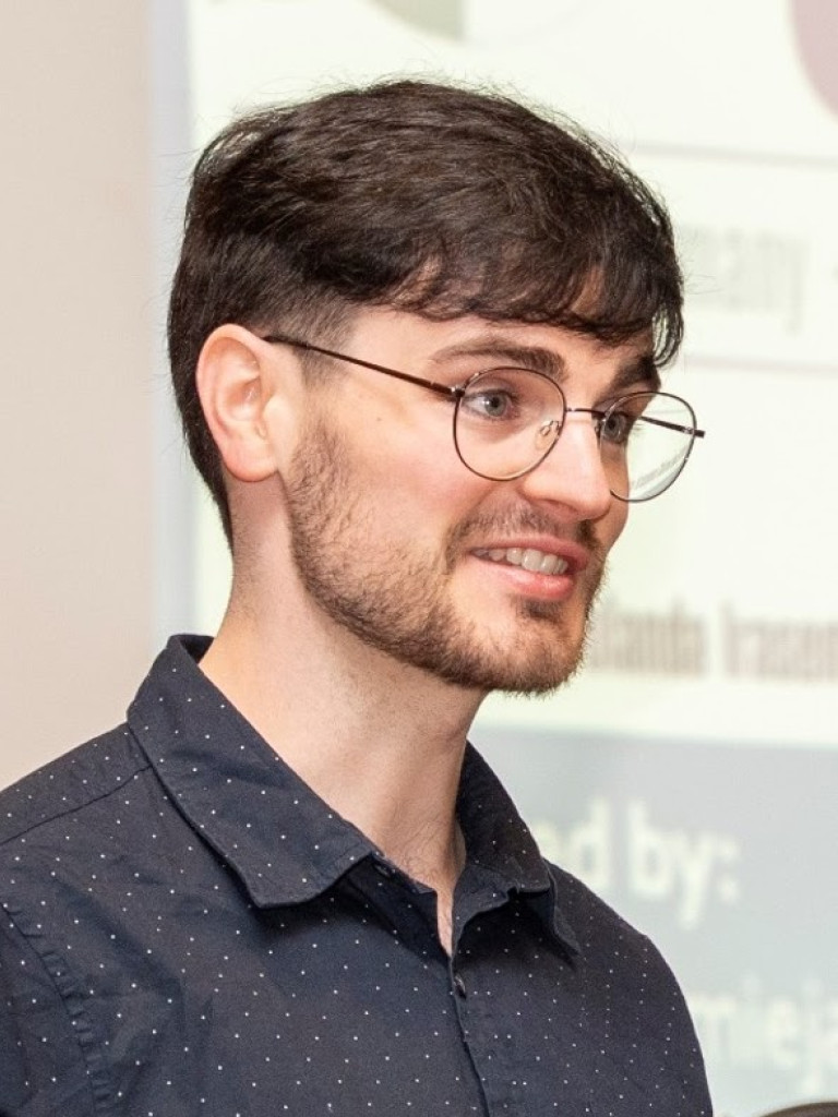 Male researcher