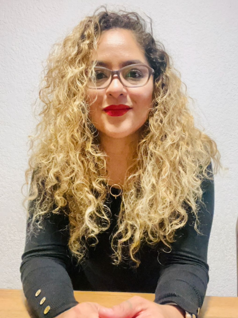 Female researcher