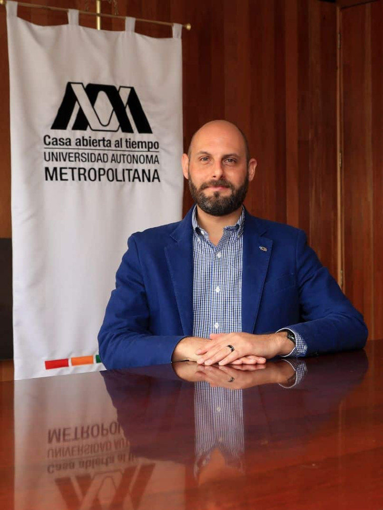 Male researcher