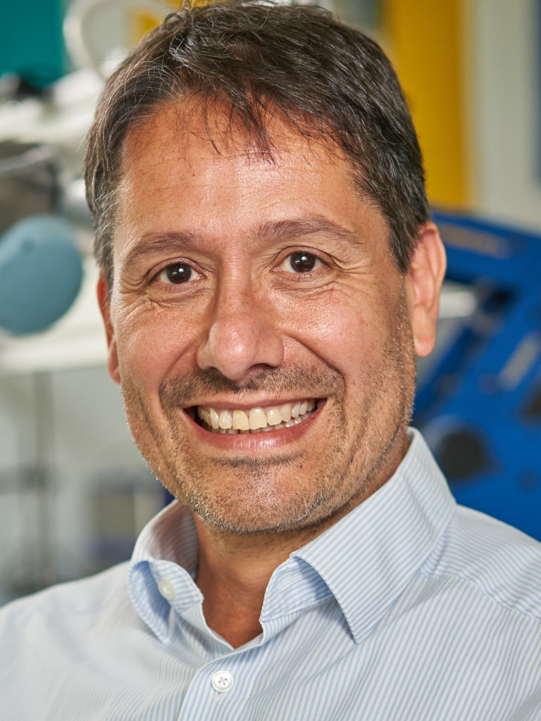 Male researcher
