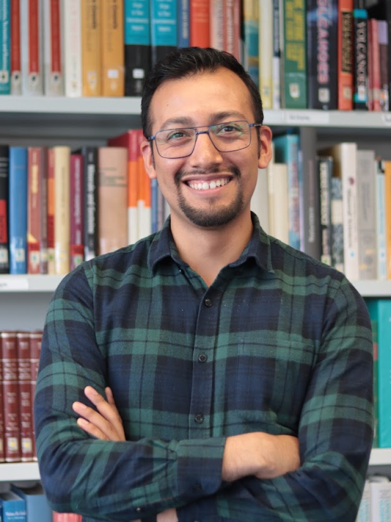 Male researcher