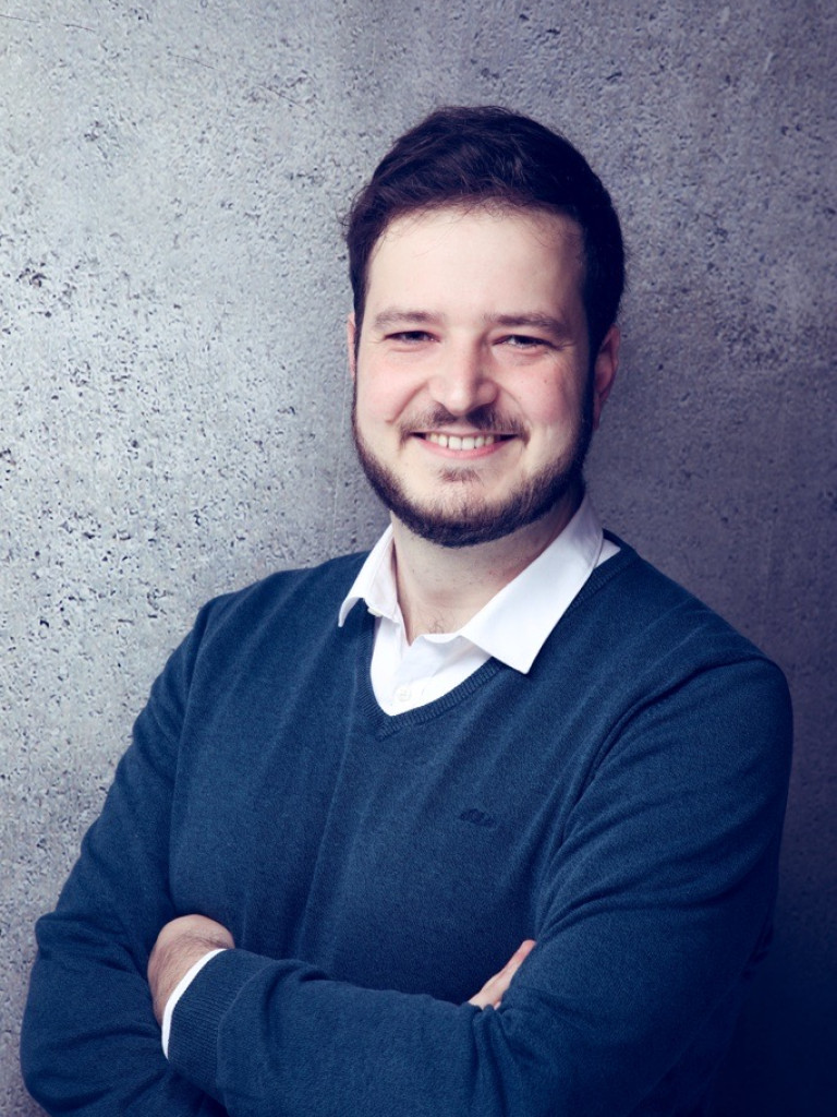 Male researcher