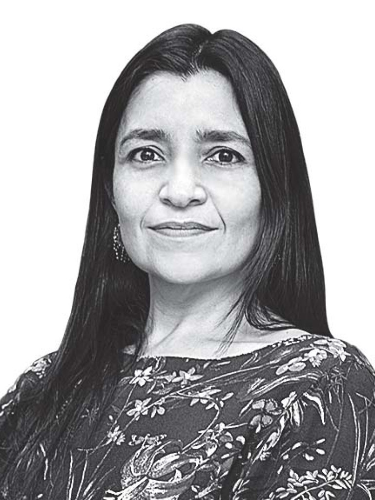 Female researcher
