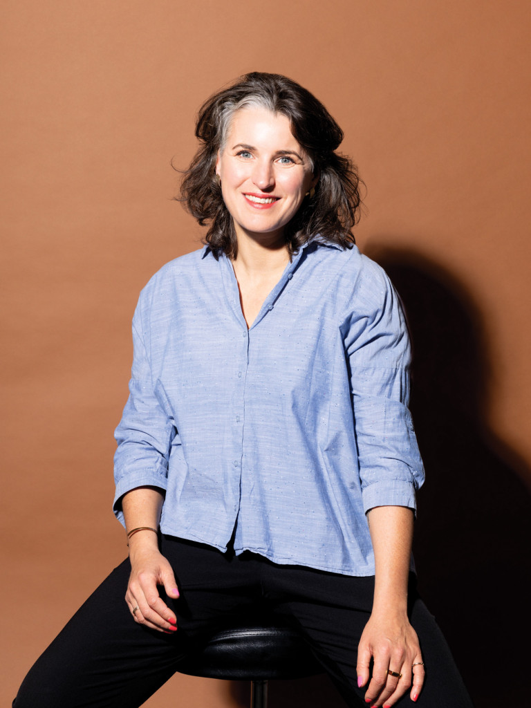 Moderatorin Franziska Walser