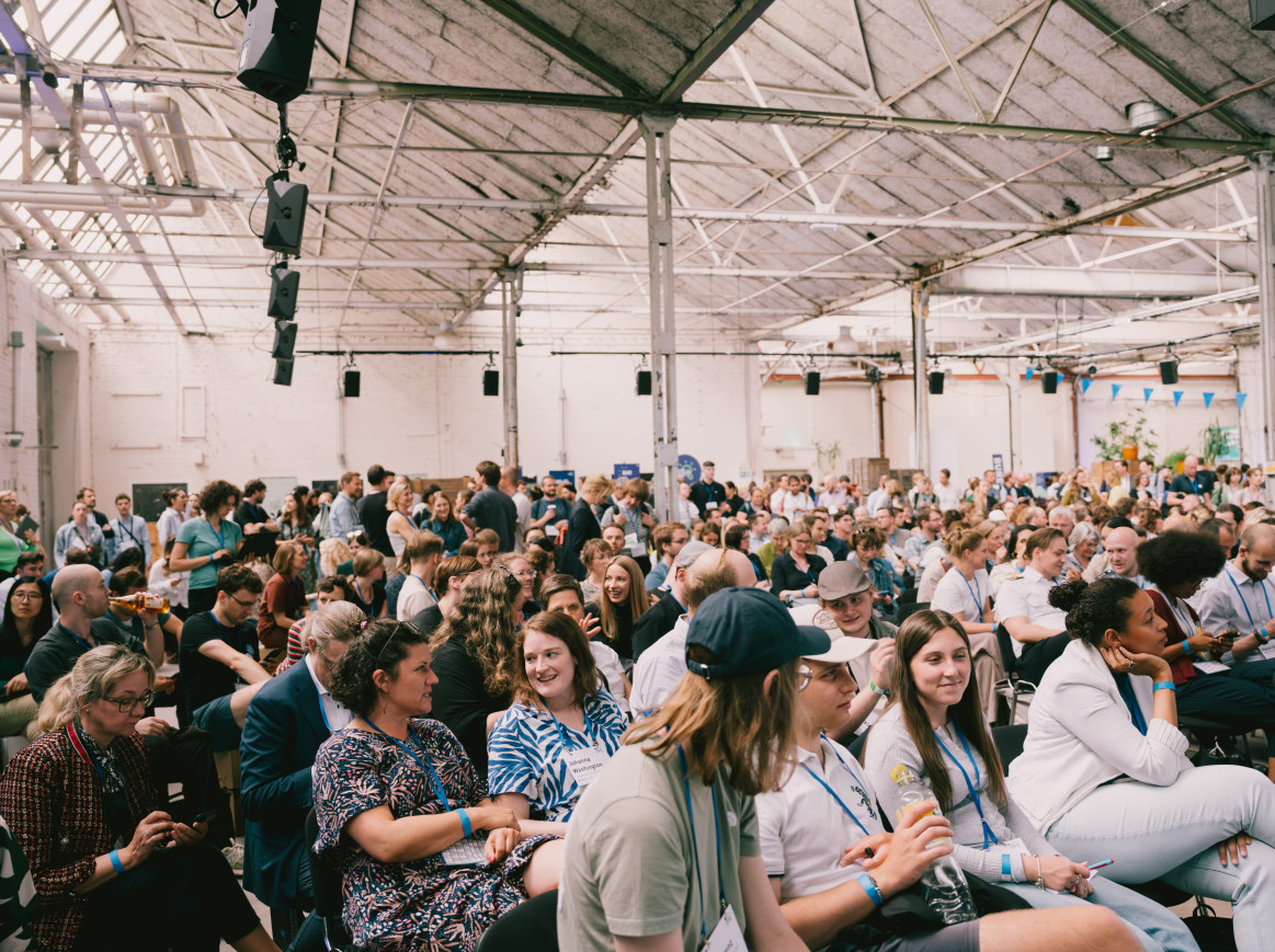 big crowd at the festival