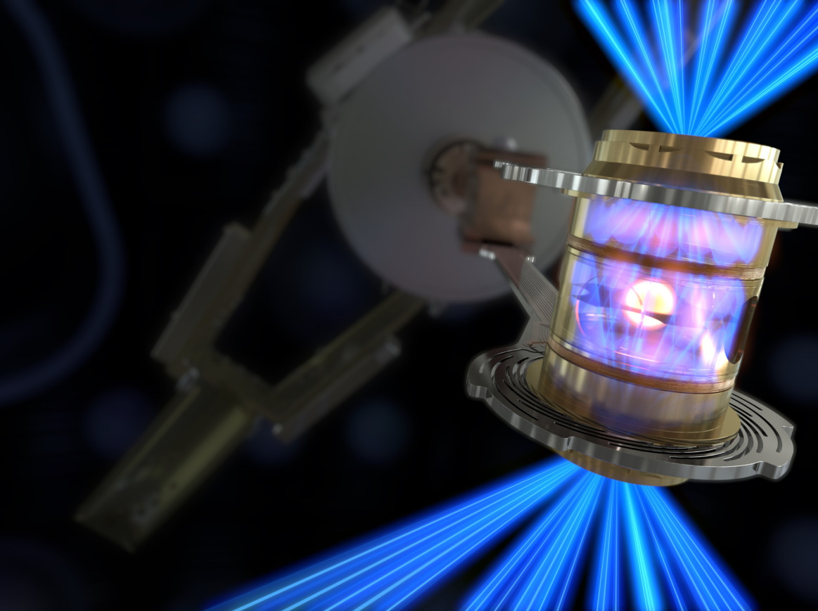 To create fusion ignition, National Ignition Facility’s laser energy is converted into x rays inside the hohlraum, which then compress a fuel capsule until it implodes, creating a high temperature, high pressure plasma.