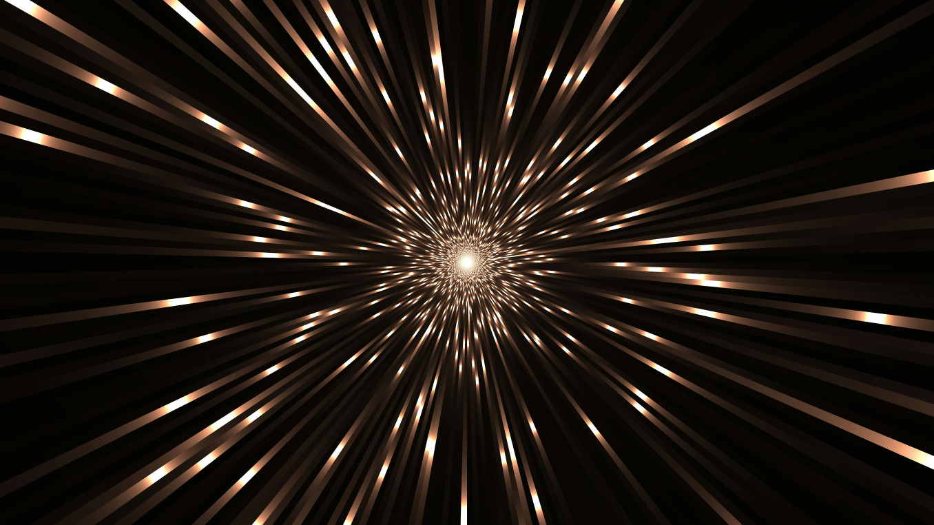 Particle physics in the form of lights