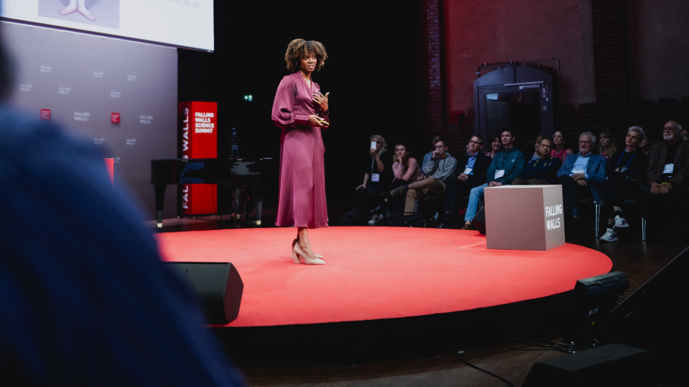  Yamilée Toussaint presents at last year's Falling Walls Engage